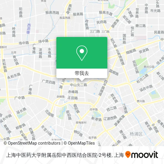 上海中医药大学附属岳阳中西医结合医院-2号楼地图