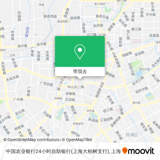 中国农业银行24小时自助银行(上海大柏树支行)地图