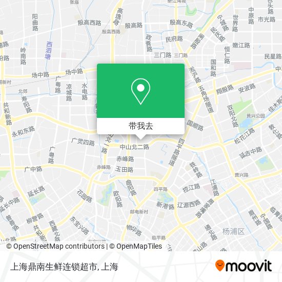 上海鼎南生鲜连锁超市地图