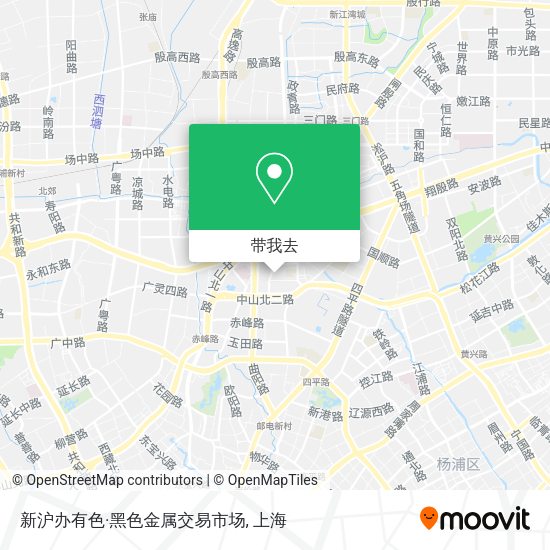 新沪办有色·黑色金属交易市场地图