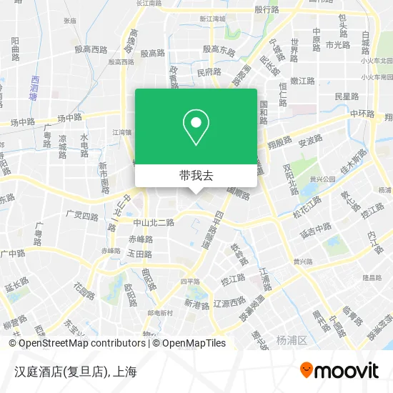 汉庭酒店(复旦店)地图