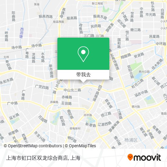 上海市虹口区双龙综合商店地图