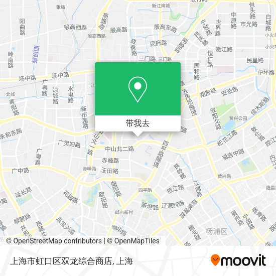 上海市虹口区双龙综合商店地图