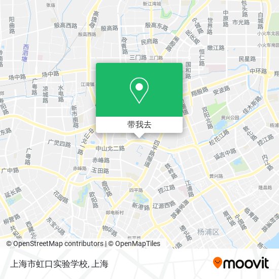 上海市虹口实验学校地图