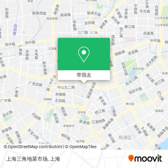 上海三角地菜市场地图