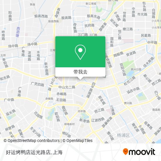 好运烤鸭店运光路店地图