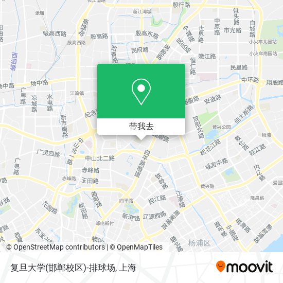 复旦大学(邯郸校区)-排球场地图