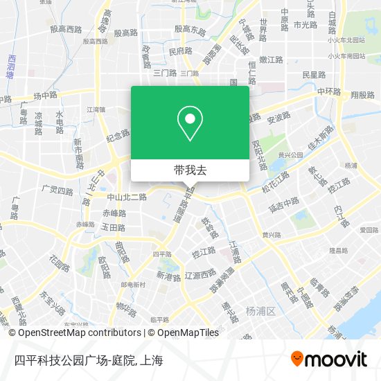 四平科技公园广场-庭院地图