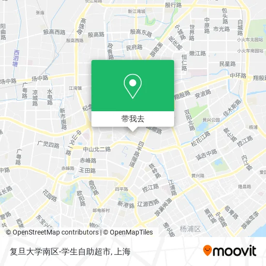 复旦大学南区-学生自助超市地图