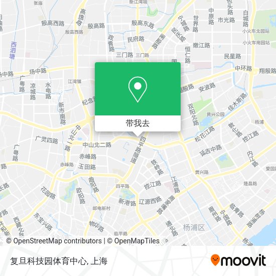 复旦科技园体育中心地图