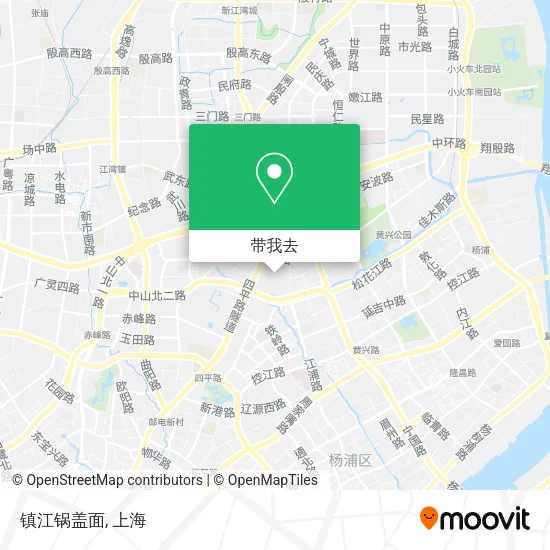 镇江锅盖面地图