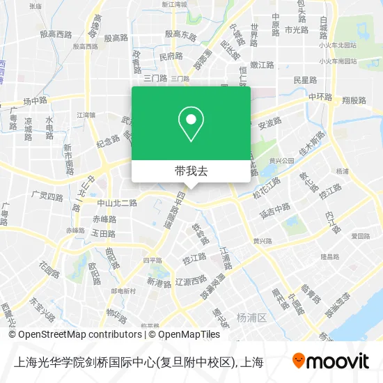 上海光华学院剑桥国际中心(复旦附中校区)地图