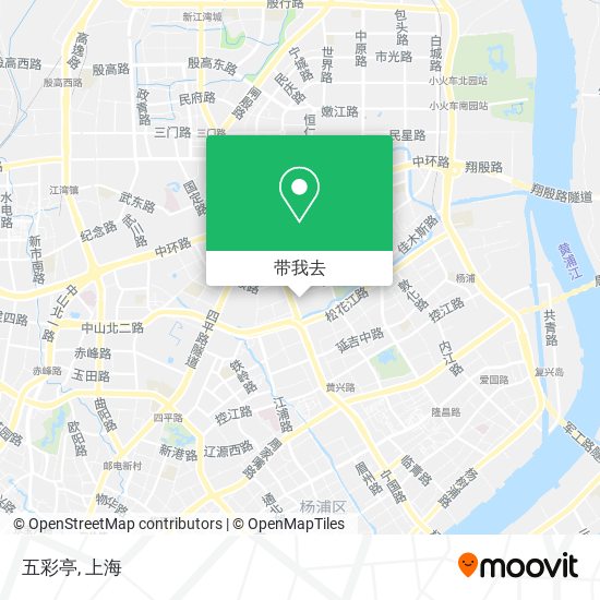 五彩亭地图