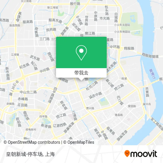 皇朝新城-停车场地图