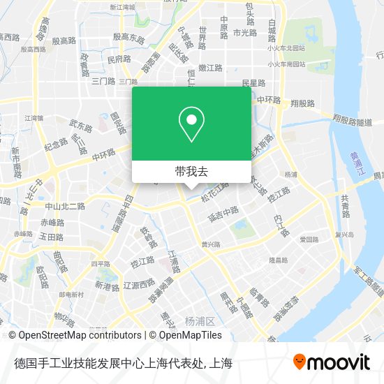 德国手工业技能发展中心上海代表处地图