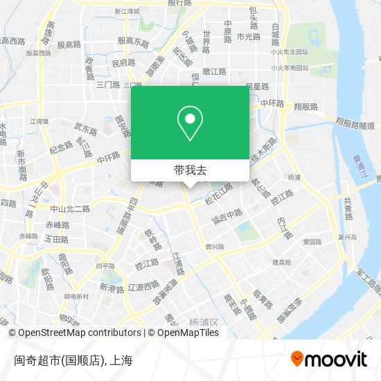 闽奇超市(国顺店)地图