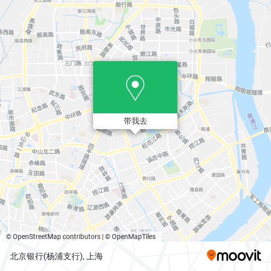 北京银行(杨浦支行)地图