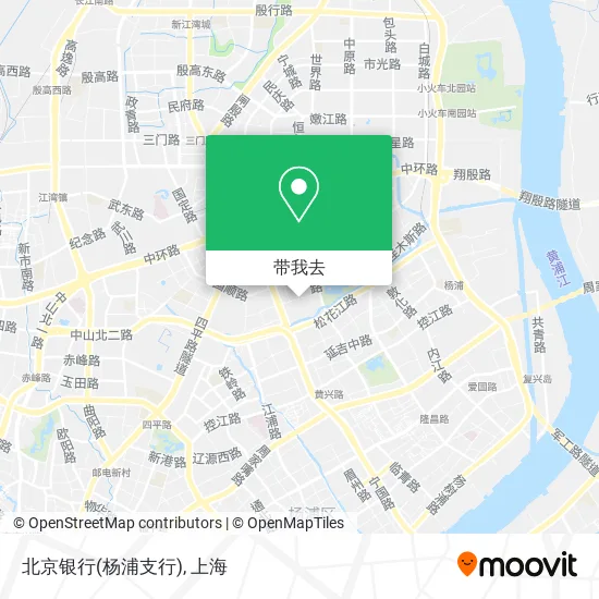 北京银行(杨浦支行)地图