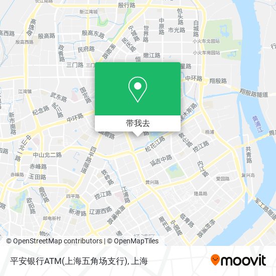 平安银行ATM(上海五角场支行)地图