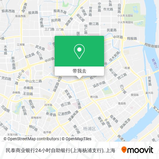 民泰商业银行24小时自助银行(上海杨浦支行)地图