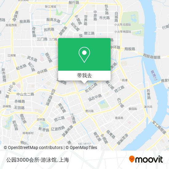 公园3000会所-游泳馆地图