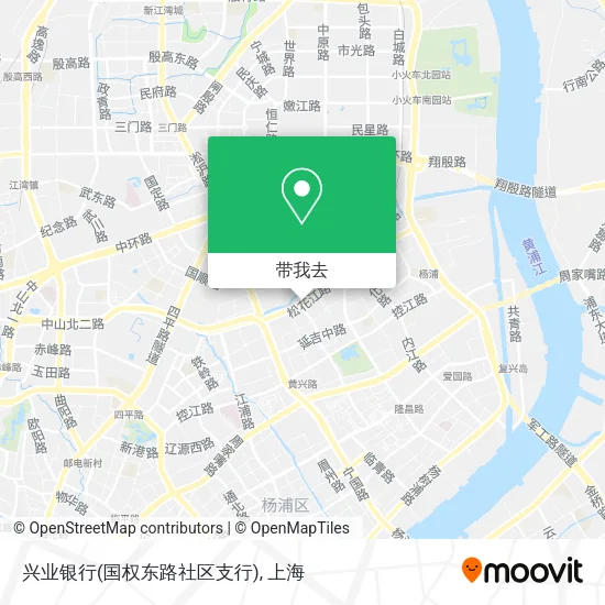 兴业银行(国权东路社区支行)地图