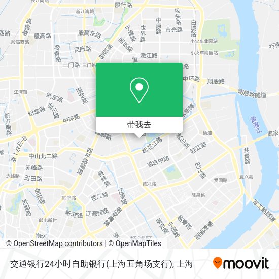 交通银行24小时自助银行(上海五角场支行)地图