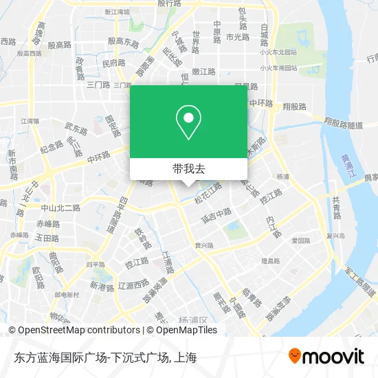 东方蓝海国际广场-下沉式广场地图