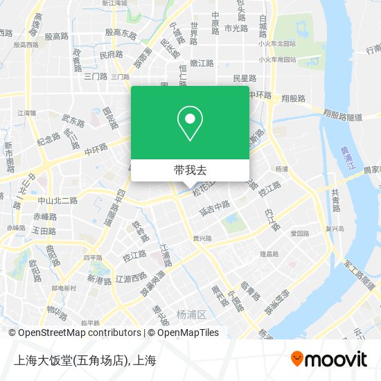 上海大饭堂(五角场店)地图
