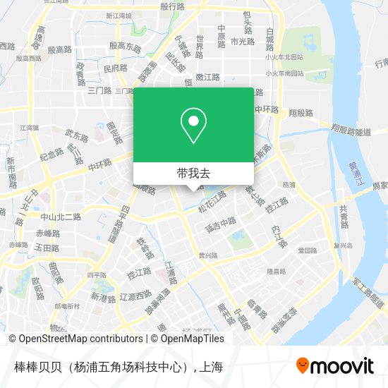 棒棒贝贝（杨浦五角场科技中心）地图