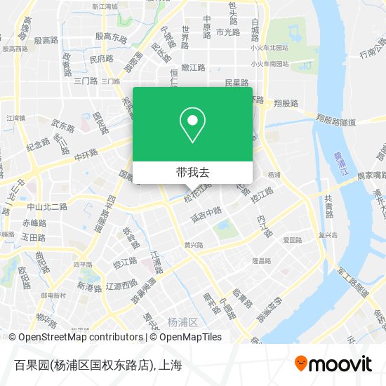 百果园(杨浦区国权东路店)地图