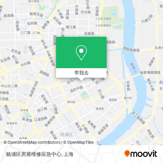 杨浦区房屋维修应急中心地图