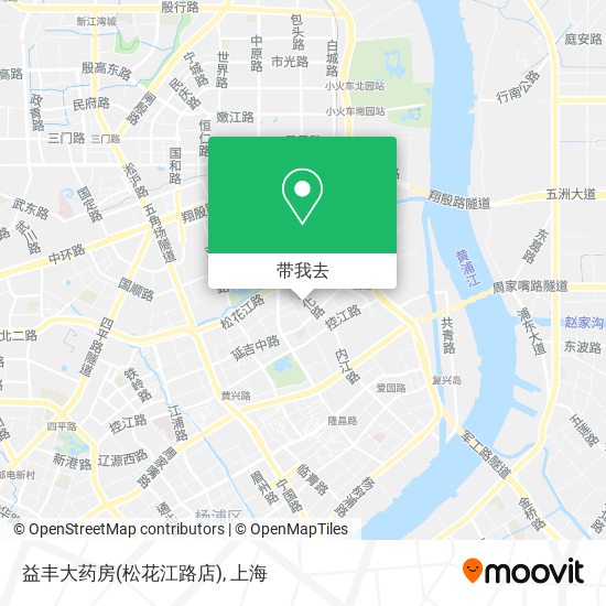益丰大药房(松花江路店)地图