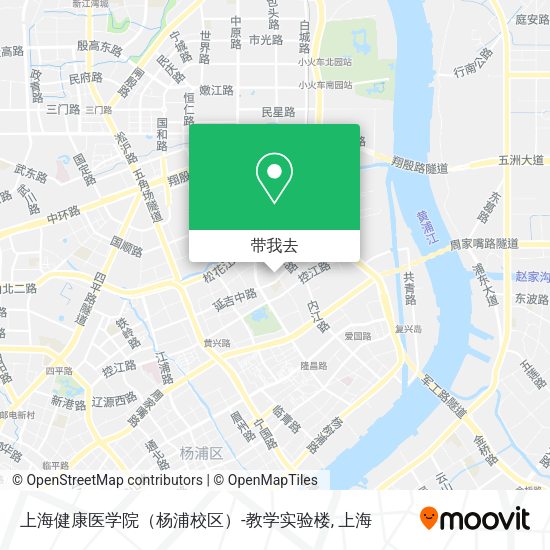 上海健康医学院（杨浦校区）-教学实验楼地图