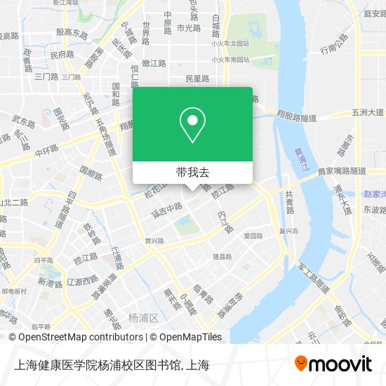 上海健康医学院杨浦校区图书馆地图