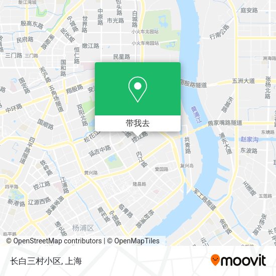 长白三村小区地图