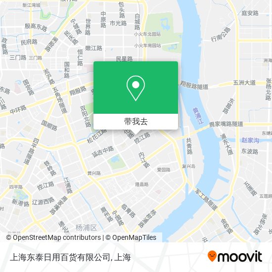 上海东泰日用百货有限公司地图