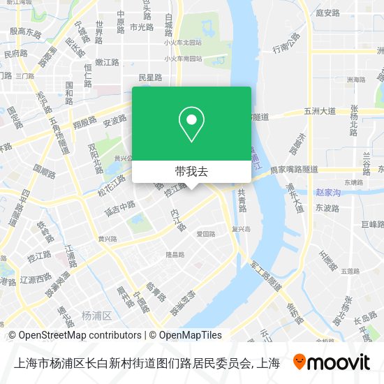 上海市杨浦区长白新村街道图们路居民委员会地图