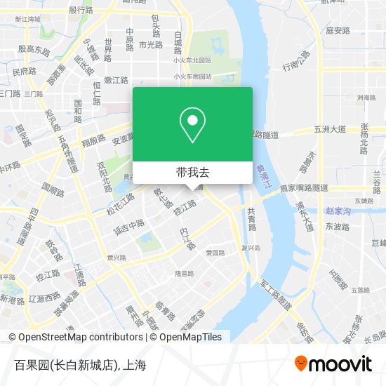 百果园(长白新城店)地图