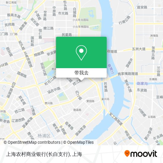上海农村商业银行(长白支行)地图