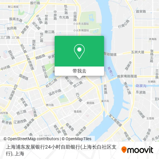 上海浦东发展银行24小时自助银行(上海长白社区支行)地图