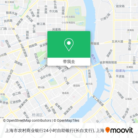 上海市农村商业银行24小时自助银行(长白支行)地图