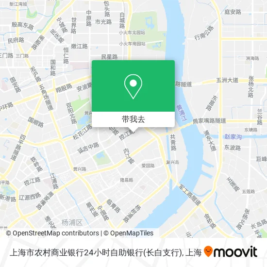 上海市农村商业银行24小时自助银行(长白支行)地图