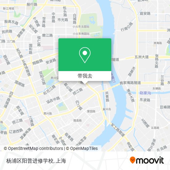 杨浦区阳普进修学校地图