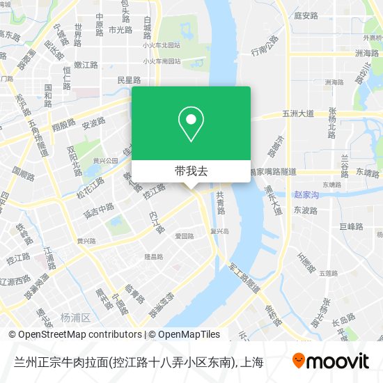 兰州正宗牛肉拉面(控江路十八弄小区东南)地图