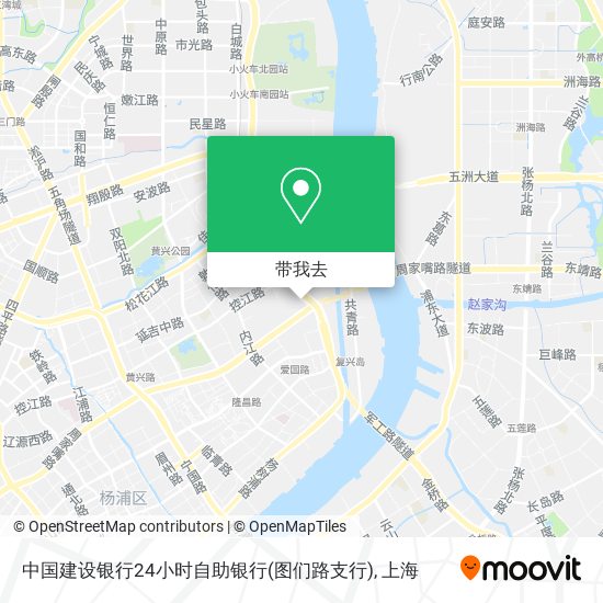 中国建设银行24小时自助银行(图们路支行)地图