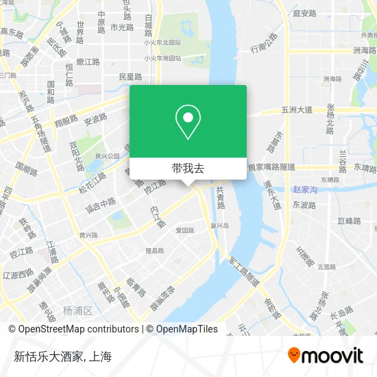 新恬乐大酒家地图