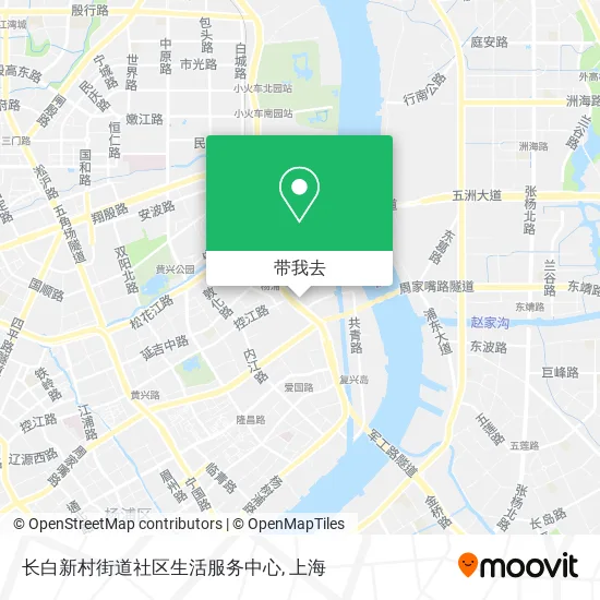 长白新村街道社区生活服务中心地图