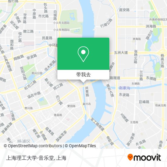 上海理工大学-音乐堂地图
