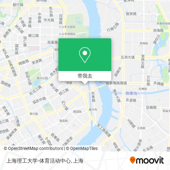 上海理工大学-体育活动中心地图